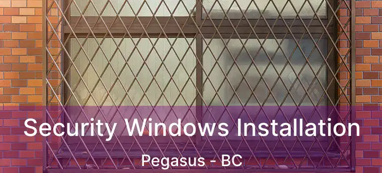  Security Windows Installation Pegasus - BC