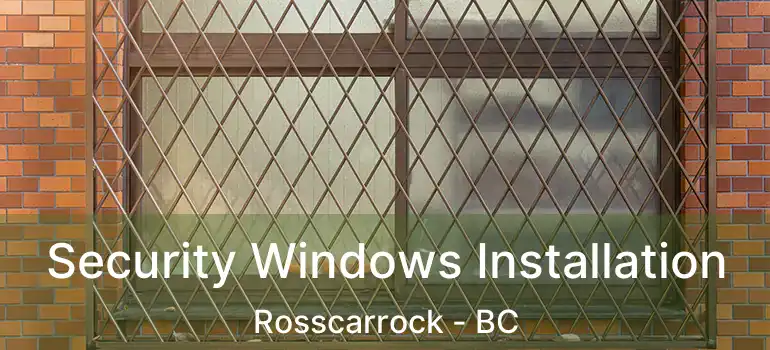  Security Windows Installation Rosscarrock - BC