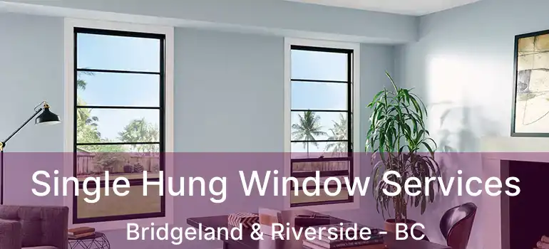  Single Hung Window Services Bridgeland & Riverside - BC