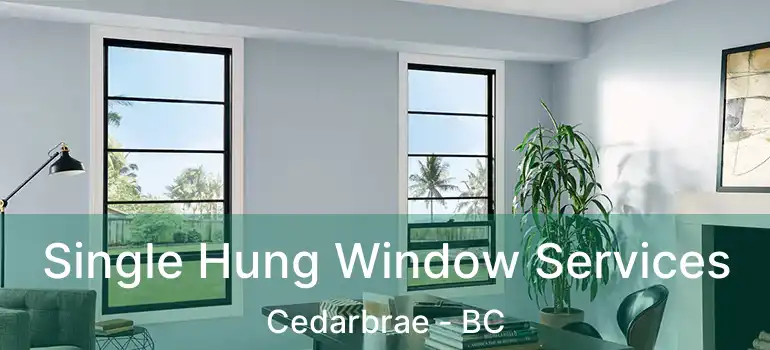  Single Hung Window Services Cedarbrae - BC