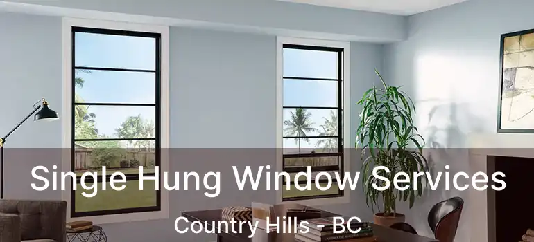  Single Hung Window Services Country Hills - BC