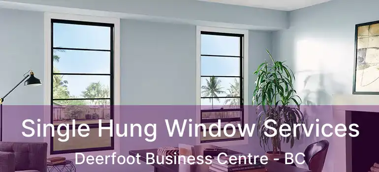  Single Hung Window Services Deerfoot Business Centre - BC