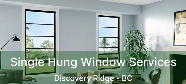  Single Hung Window Services Discovery Ridge - BC