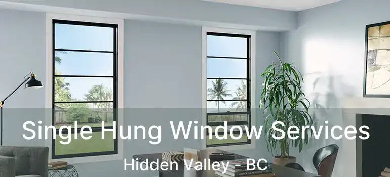  Single Hung Window Services Hidden Valley - BC