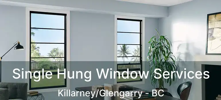  Single Hung Window Services Killarney/Glengarry - BC