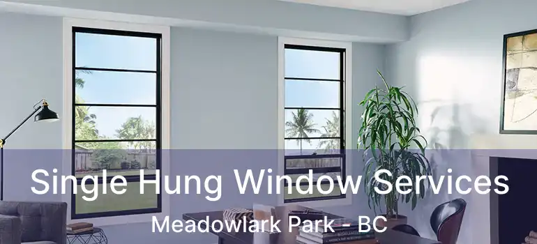  Single Hung Window Services Meadowlark Park - BC