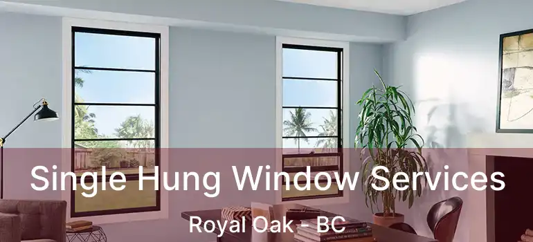  Single Hung Window Services Royal Oak - BC