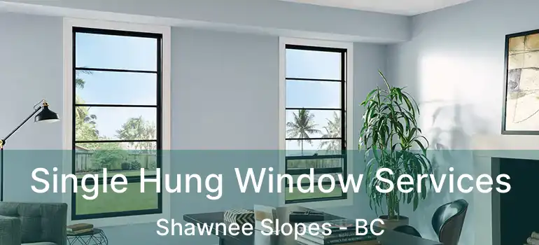  Single Hung Window Services Shawnee Slopes - BC