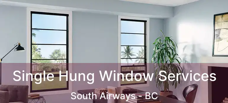  Single Hung Window Services South Airways - BC