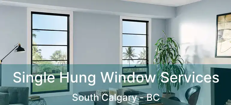  Single Hung Window Services South Calgary - BC