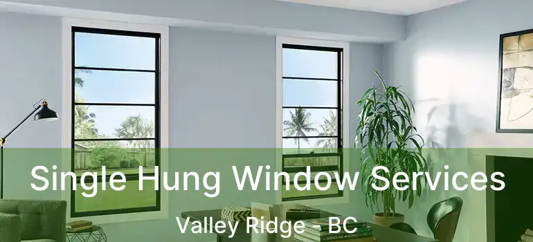  Single Hung Window Services Valley Ridge - BC