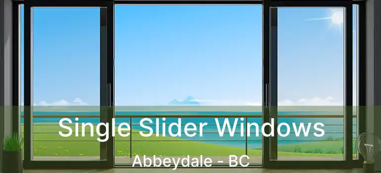  Single Slider Windows Abbeydale - BC