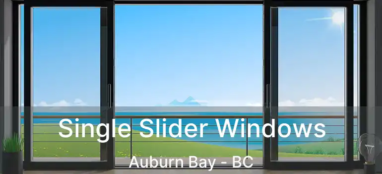  Single Slider Windows Auburn Bay - BC
