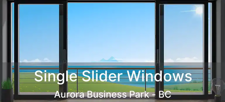  Single Slider Windows Aurora Business Park - BC