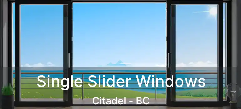  Single Slider Windows Citadel - BC