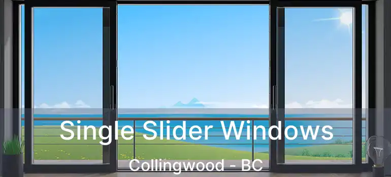  Single Slider Windows Collingwood - BC