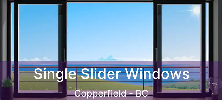  Single Slider Windows Copperfield - BC