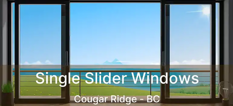 Single Slider Windows Cougar Ridge - BC