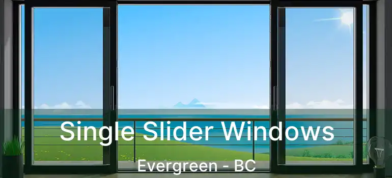  Single Slider Windows Evergreen - BC