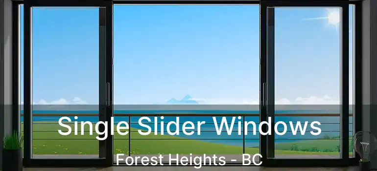  Single Slider Windows Forest Heights - BC