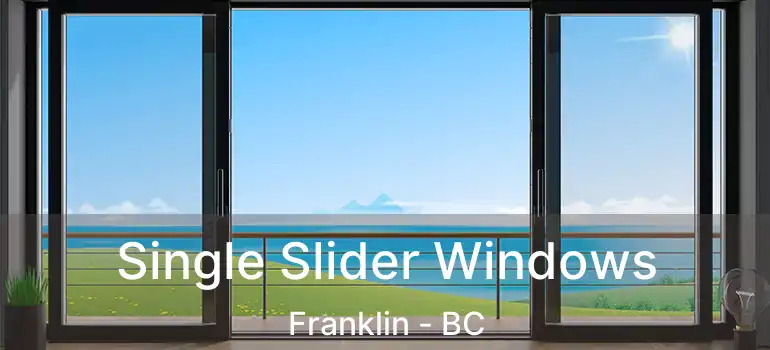  Single Slider Windows Franklin - BC
