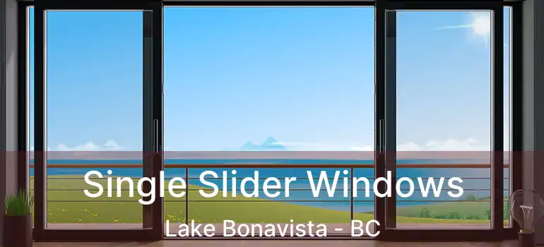 Single Slider Windows Lake Bonavista - BC