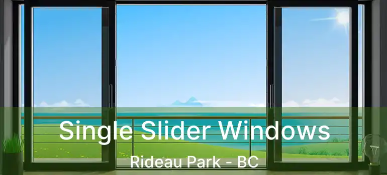  Single Slider Windows Rideau Park - BC