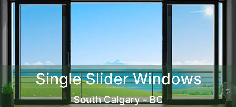  Single Slider Windows South Calgary - BC