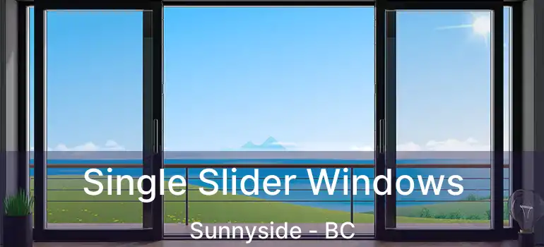  Single Slider Windows Sunnyside - BC