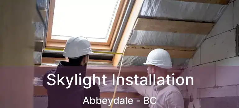  Skylight Installation Abbeydale - BC