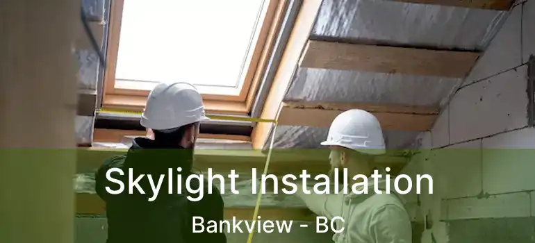  Skylight Installation Bankview - BC