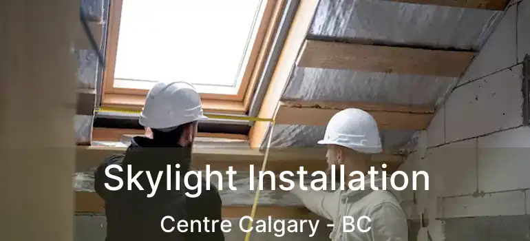  Skylight Installation Centre Calgary - BC