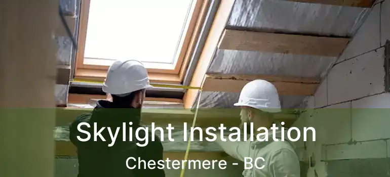  Skylight Installation Chestermere - BC