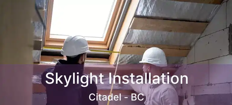  Skylight Installation Citadel - BC