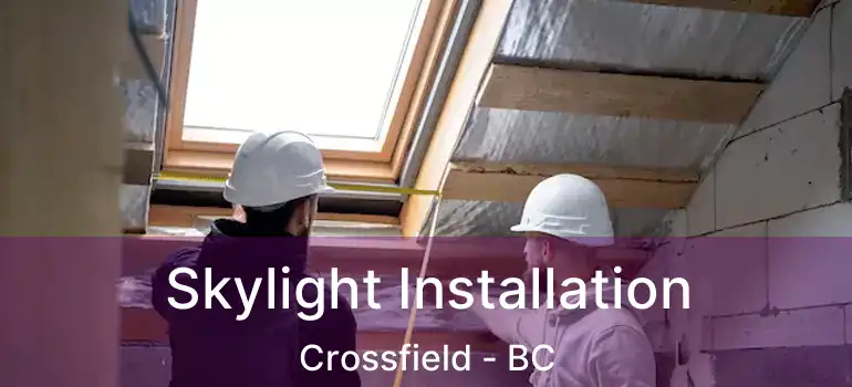  Skylight Installation Crossfield - BC