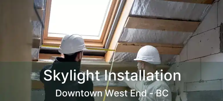  Skylight Installation Downtown West End - BC