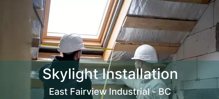  Skylight Installation East Fairview Industrial - BC