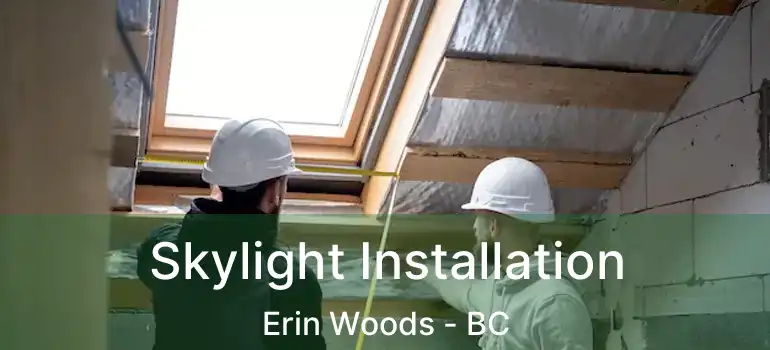 Skylight Installation Erin Woods - BC