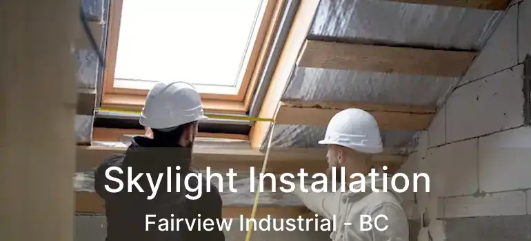  Skylight Installation Fairview Industrial - BC