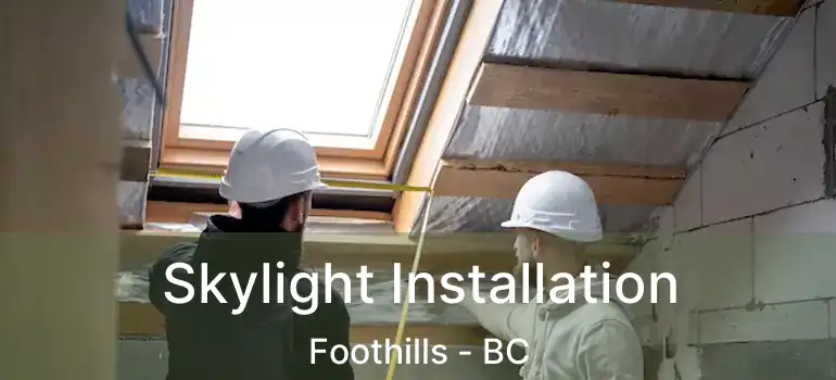  Skylight Installation Foothills - BC