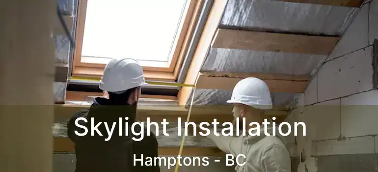  Skylight Installation Hamptons - BC