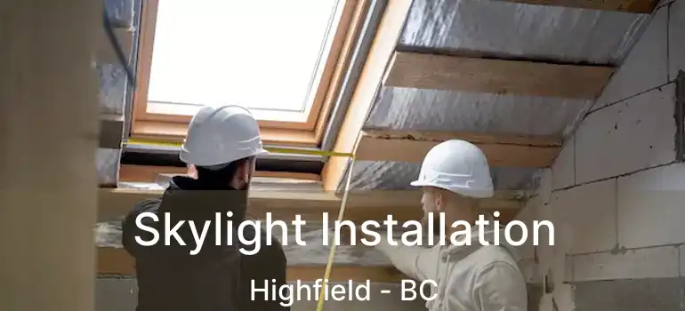  Skylight Installation Highfield - BC