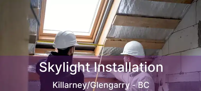  Skylight Installation Killarney/Glengarry - BC