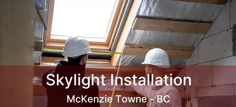  Skylight Installation McKenzie Towne - BC