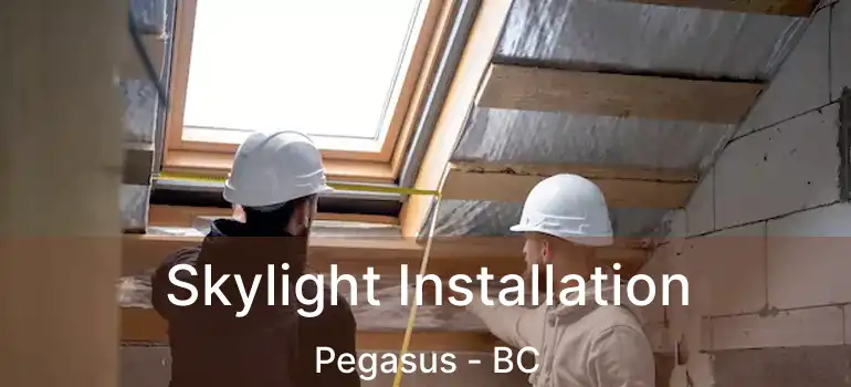  Skylight Installation Pegasus - BC