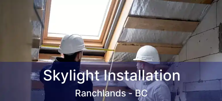  Skylight Installation Ranchlands - BC