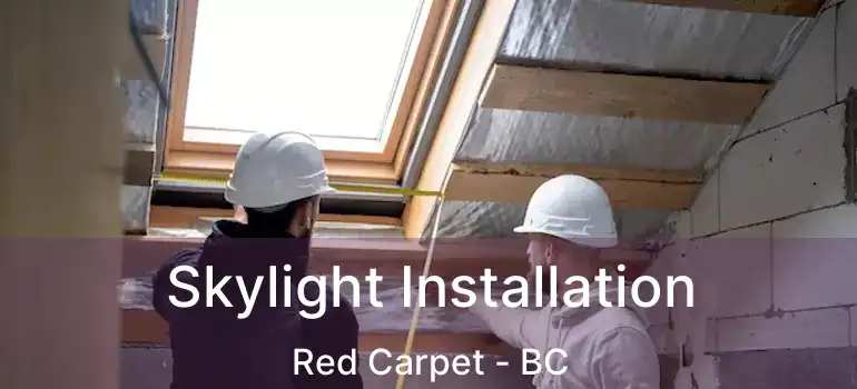  Skylight Installation Red Carpet - BC