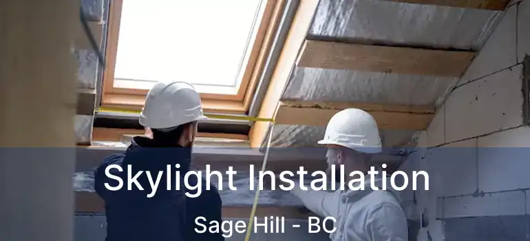  Skylight Installation Sage Hill - BC