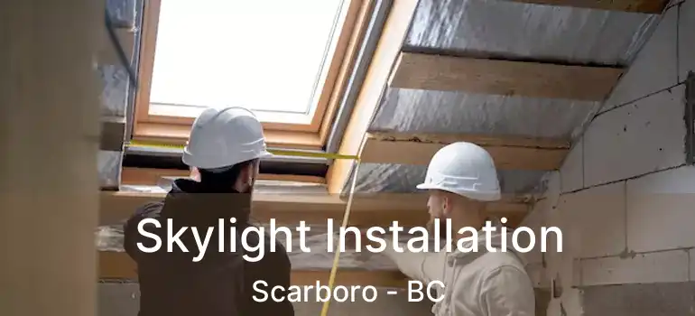  Skylight Installation Scarboro - BC