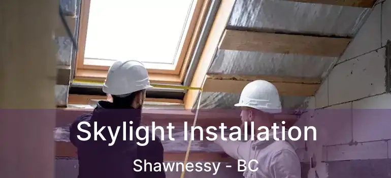  Skylight Installation Shawnessy - BC